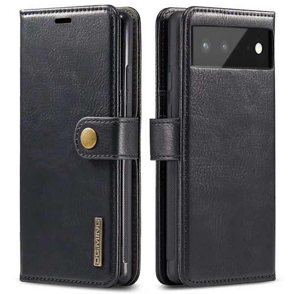 DG.Ming Google Pixel 6 2-in-1 Pung Etui - Sort Black