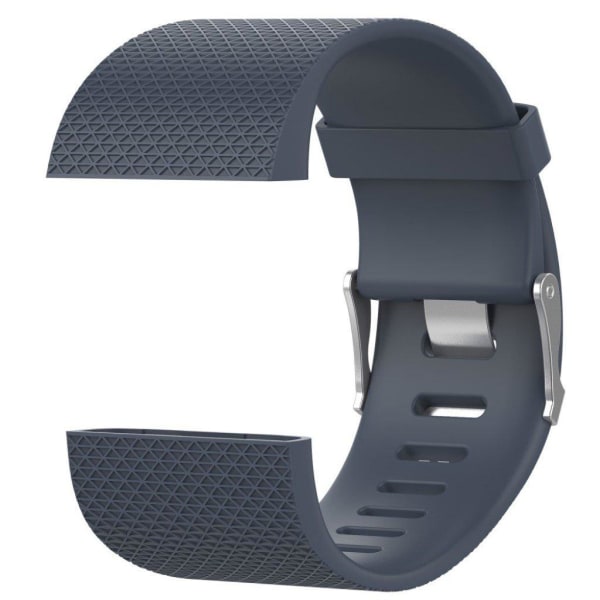 Fitbit Surge trendikäs ranneke - Harmaa koko L Silver grey