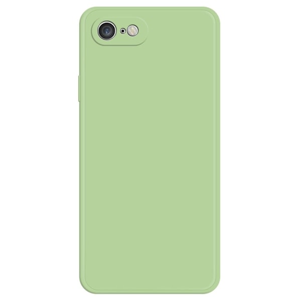Avfasat gummerat droppskydd för iPhone SE (2022) / SE 2020 / 8 / 7 - Grön Grön