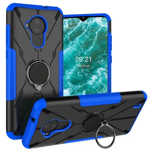 Kickstand-cover med magnetisk plade til Nokia C30 - Blå Blue