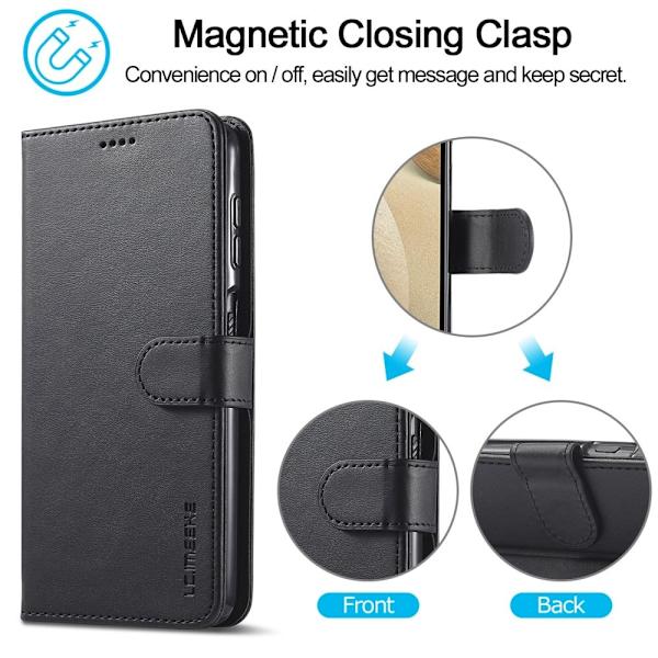 LC.IMEEKE Samsung Galaxy M32 flip etui - Sort Black