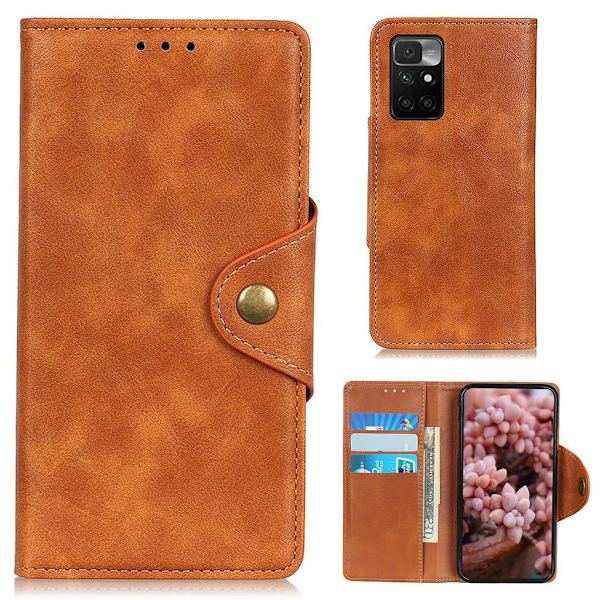 Alpha Xiaomi Redmi 10 Flip Etui - Brun Brown