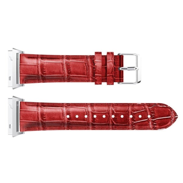 Fitbit Ionic Krokodil designat klockband - Röd Röd