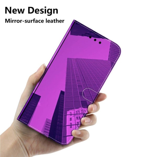 Mirror Huawei P40 flip etui - Lilla Purple