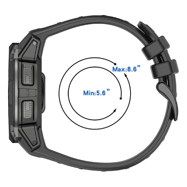 26mm silikonihihna Garmin Instinct 3 Solar / Instinct 3 AMOLED 50mm korvaava kellonauha - Kellanvihreä Yellow