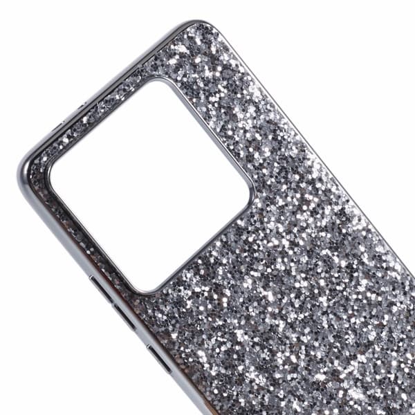 Glitter Xiaomi 14T / Xiaomi 14T Pro cover - Sølv Silver grey
