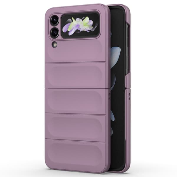 Blødt grebsformet Samsung Galaxy Z Flip3 5G cover - Lyselilla Purple