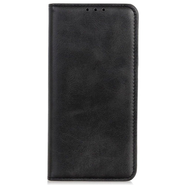 Lompakko-style Aitoa Nahkaa Läppäkotelo For OnePlus 11R / Ace 2 - Musta Black
