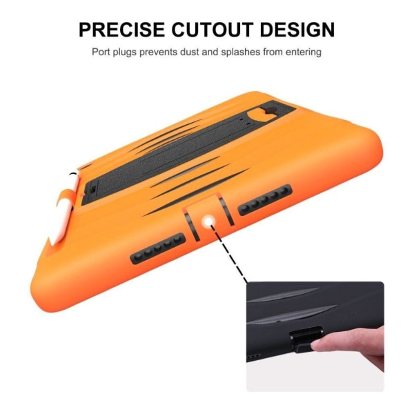 iPad 10.2 (2019) durable silicone case - Orange Orange