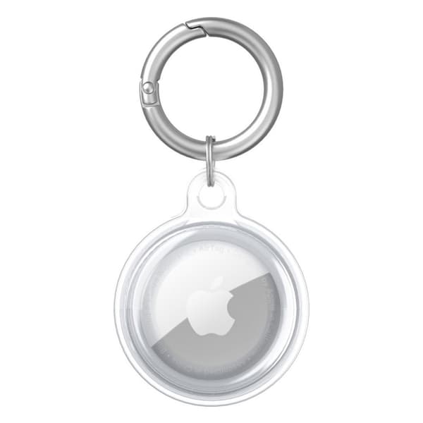 AirTags lasitettu laukku avaimenperällä - Läpinäkyvä Transparent