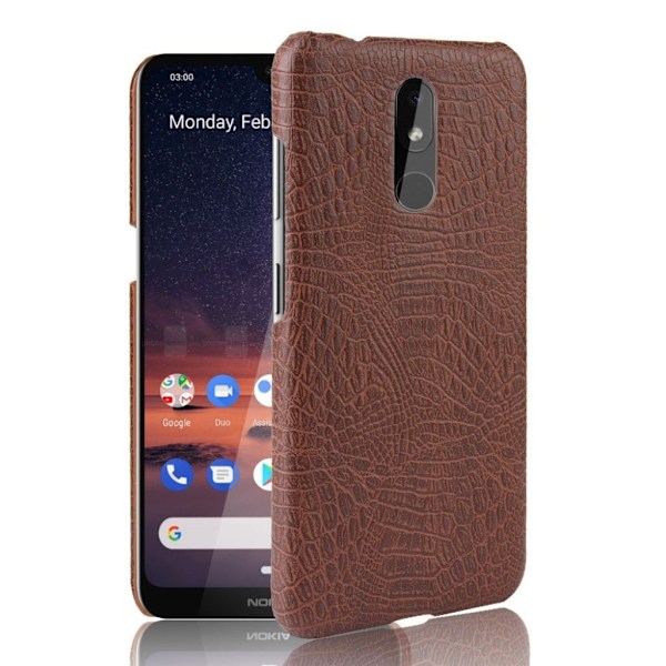 Croco Nokia 3.2 cover - Brun Brown