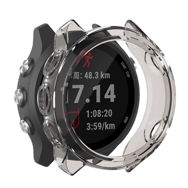 Garmin Forerunner 245 / 245 Music durable translucent case - Tra Silvergrå