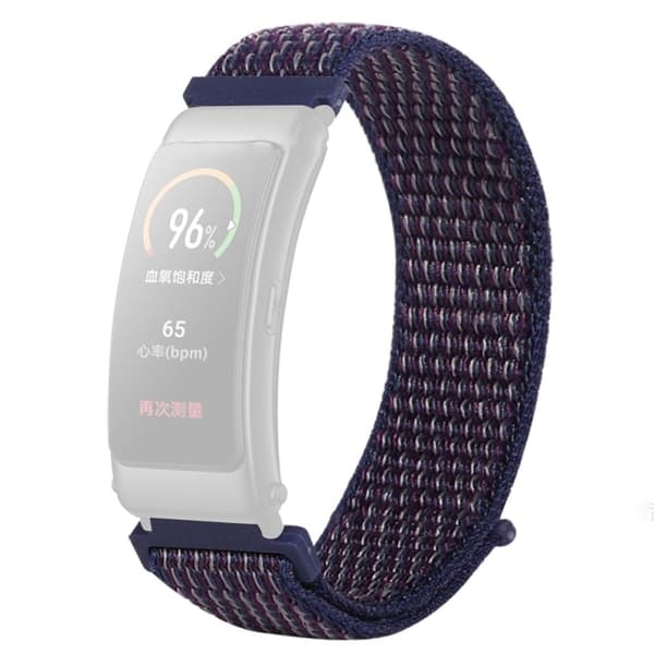 Huawei Band 6 / 3 nylon urrem - Mørkeblå Blue