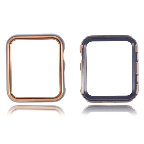 Apple Watch Series 3/2/1 42mm stylish frame - Gold / Blue Guld