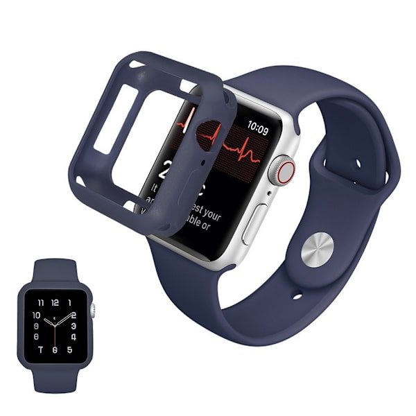 Apple Watch Series 5 40mm holdbart bumper frame - Mørkeblå Blue