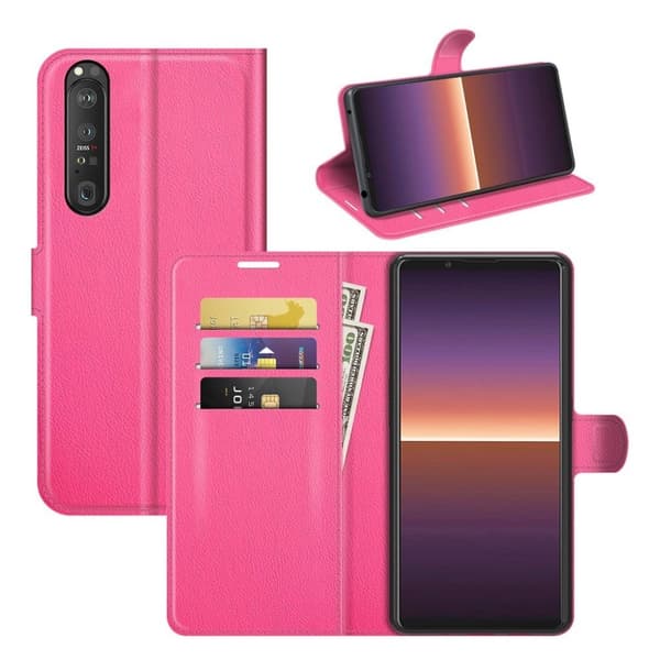 Classic Sony Xperia 1 III fodral - Rosa Rosa