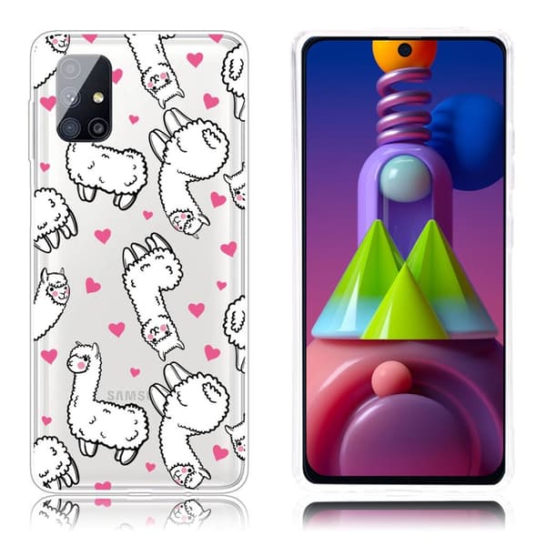 Deco Samsung Galaxy M51 cover - Hvid White