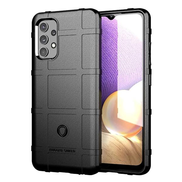 Rugged Shield Samsung Galaxy A32 kotelot - Musta Black