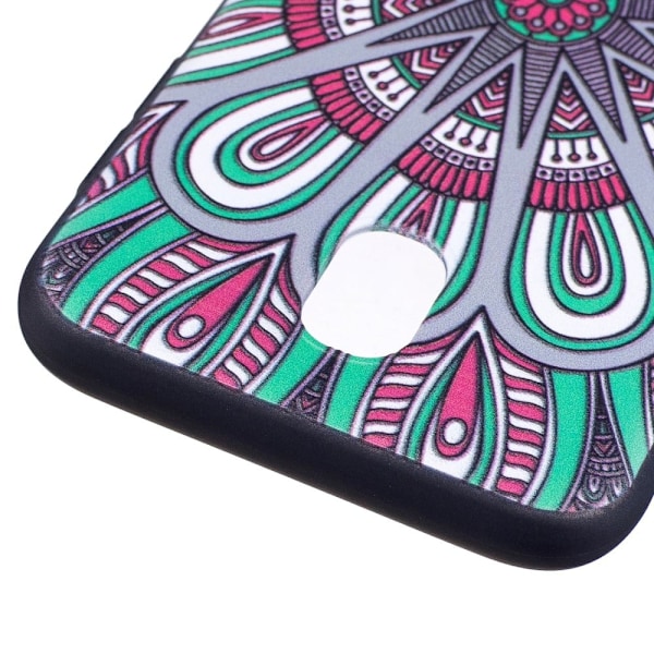 Samsung Galaxy J7 (2017) Lækkert blødt cover - Fortids billed Pink