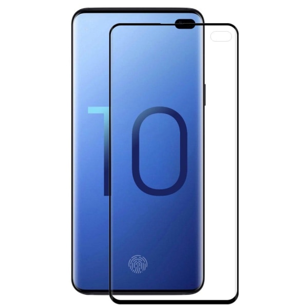 HAT PRINCE Samsung Galaxy S10 Plus 3D kaareva koko näytön suojakalvo Transparent