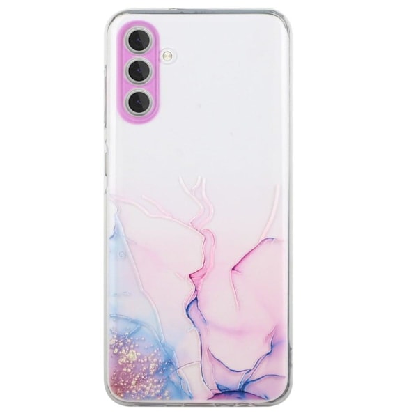 Marmormotiv Samsung Galaxy A34 5G skal - Rosa Rosa