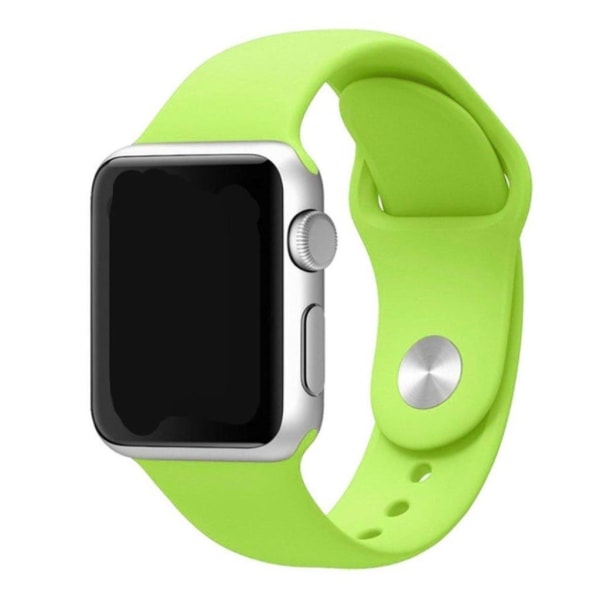 Apple Watch Series 4 40 mm klockarmband i silikon - Grön Grön