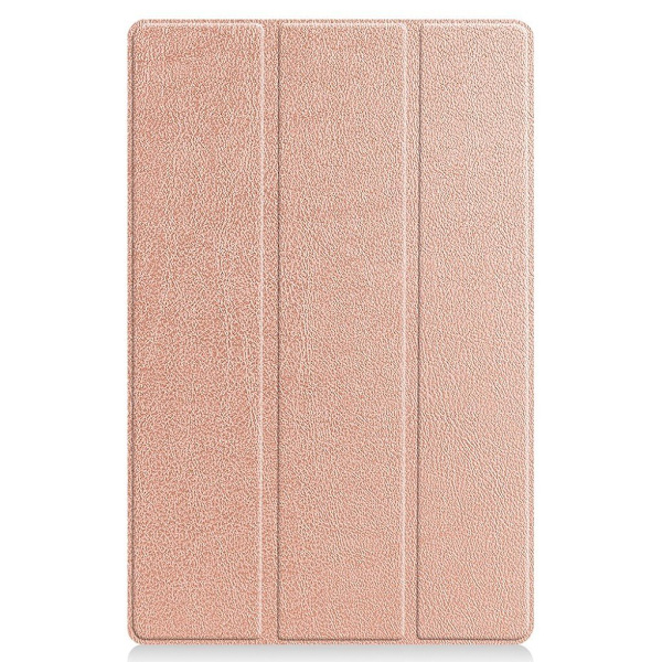Lenovo Tab P11 tri-fold läderfodral - Roséguld Rosa