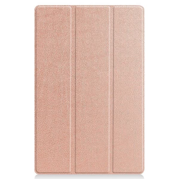 Lenovo Tab P11 Trippelt Lær Flippetui - Rose Gull Pink