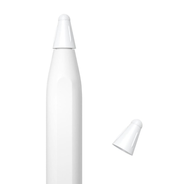 Apple Pencil 2 / 1 silicoe stylus pennspetsskydd - Vit Vit