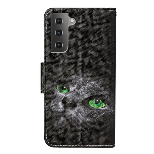 Wonderland Samsung Galaxy S23 Flip Etui - Kat Black