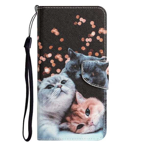 Wonderland Samsung Galaxy S22 flip etui - Kat Multicolor