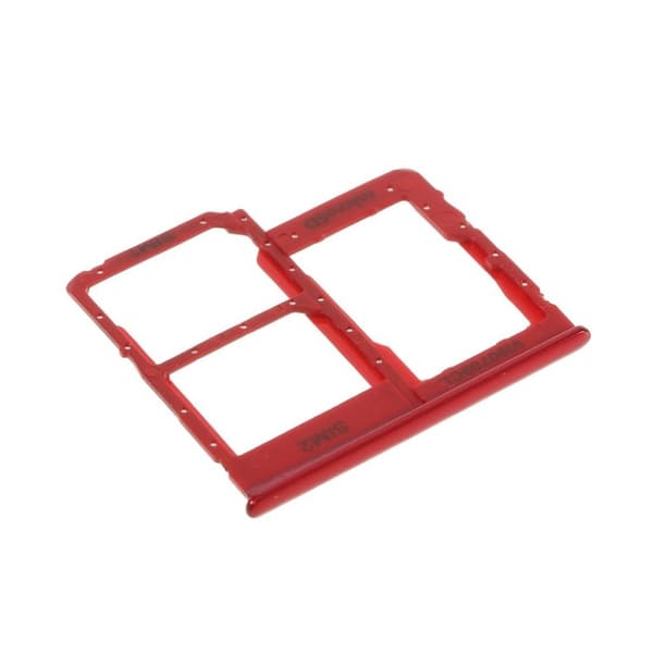 Samsung Galaxy A40 OEM sim-kortbakkeholder - Rød Red