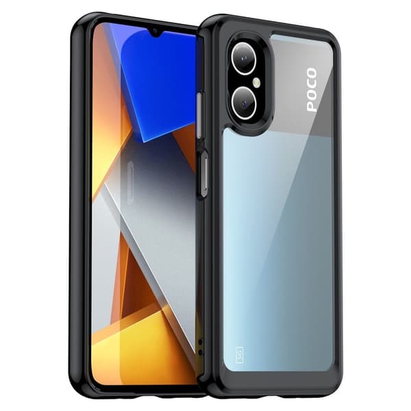 Xiaomi Poco M4 5G smart akryldeksel - Svart Black