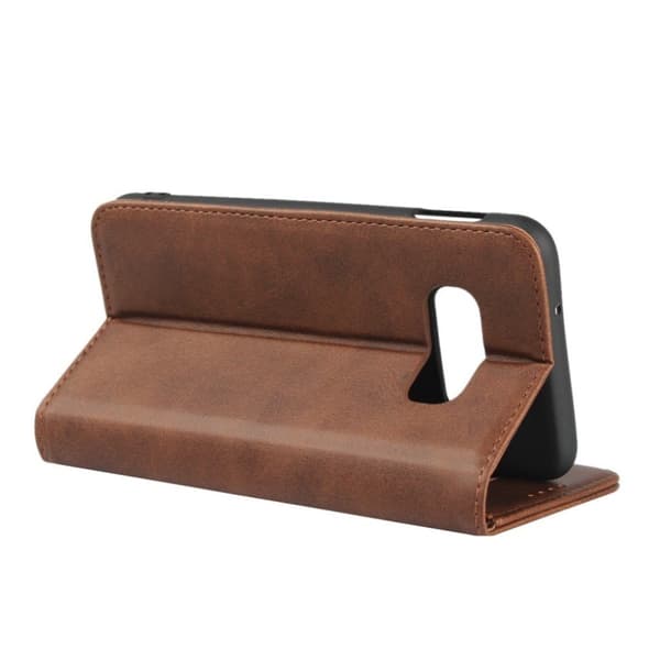 Samsung Galaxy s10 e Støtabsorberende Skinnetui - Mokka Brown
