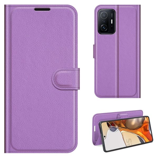 Classic Xiaomi 11T Flip Etui - Lilla Purple