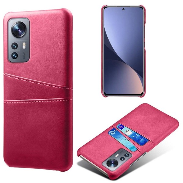 Dual Card Etui Xiaomi 12 Pro - Rose Pink