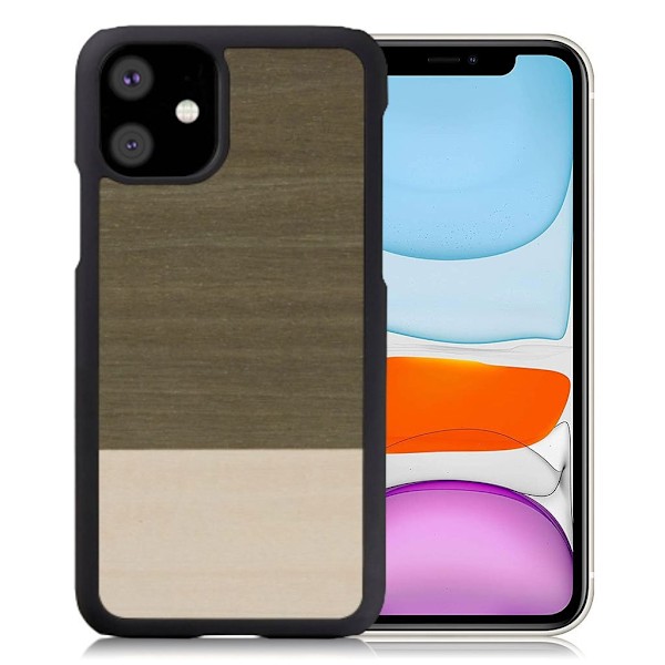 Man&Wood premium etui til iPhone 11 - Einstein Green