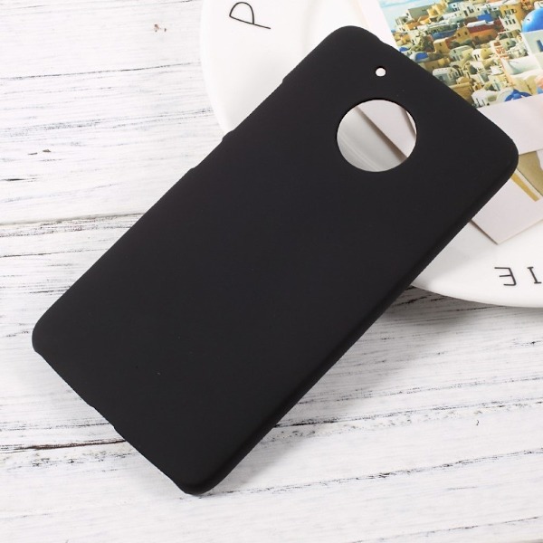 Motorola Moto G5 gummi plastskal - Svart Svart