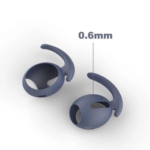 1 Pair AirPods Pro 2 silicone cover - Blue Blue