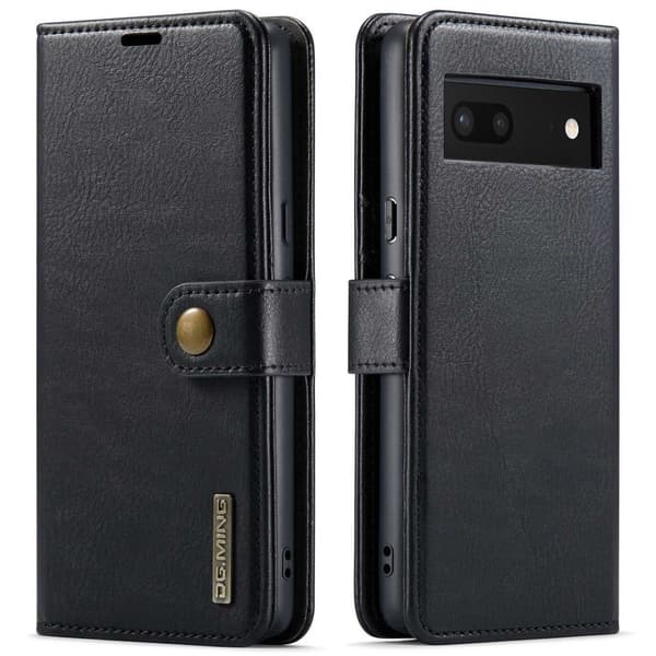 DG.Ming Google Pixel 7 2-in-1 Lommebok Etui - Svart Black