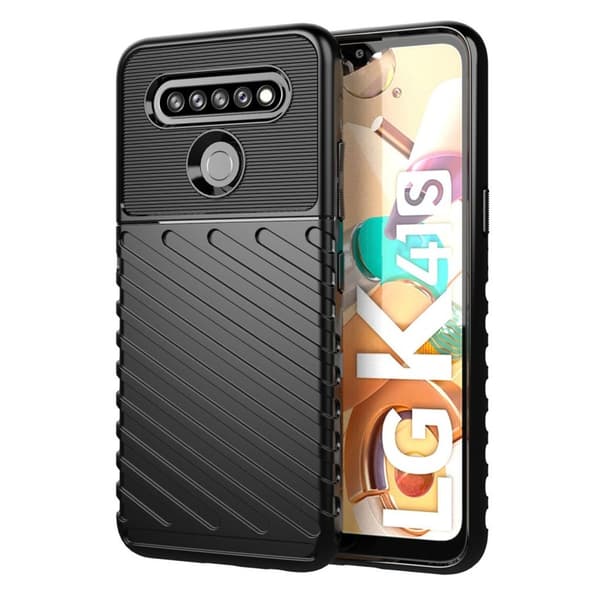Thunder LG K51s / K41s Etui - Svart Black