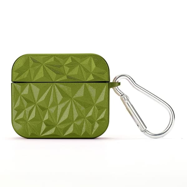 AirPods 3 diamantformet etui med spenne - Grønn Green