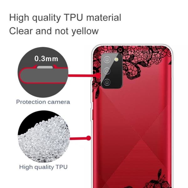 Deco Samsung Galaxy A03s cover - Sort Black