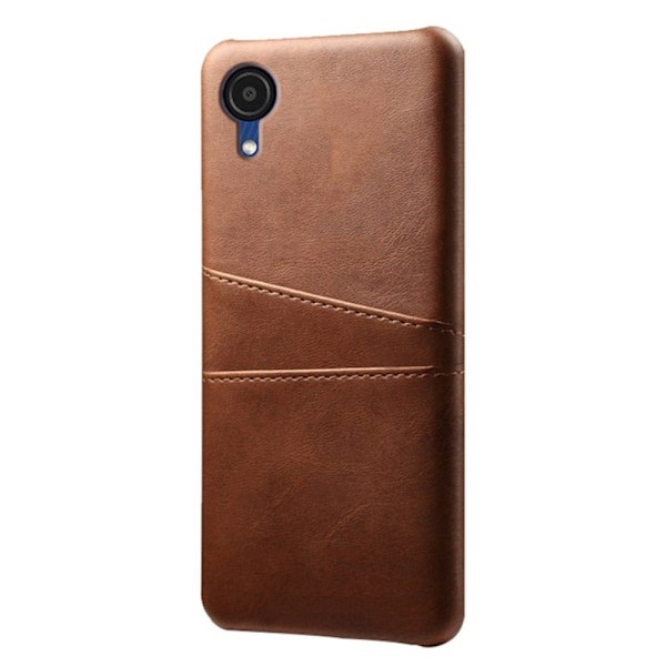 Dual Card Etui Samsung Galaxy A23e - Brun Brown