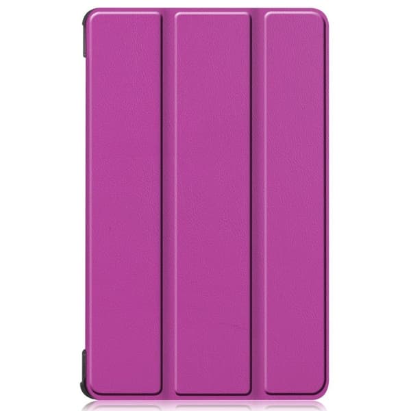 Lenovo Tab M8 Simple Trippelt Lær Flippetui - Lilla Purple