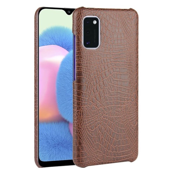 Croco Cover - Samsung Galaxy A41 - Brun Brown