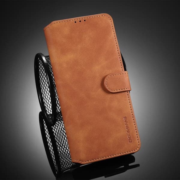 DG.Ming Samsung Galaxy A22 5G Retro Suojakotelo - Ruskea Brown