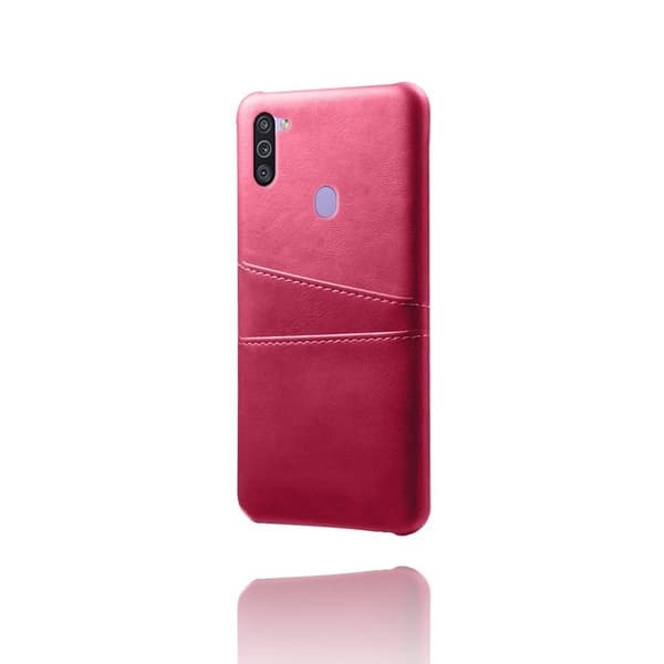 Dual Card Samsung Galaxy M11 kotelot - Ruusu Pink