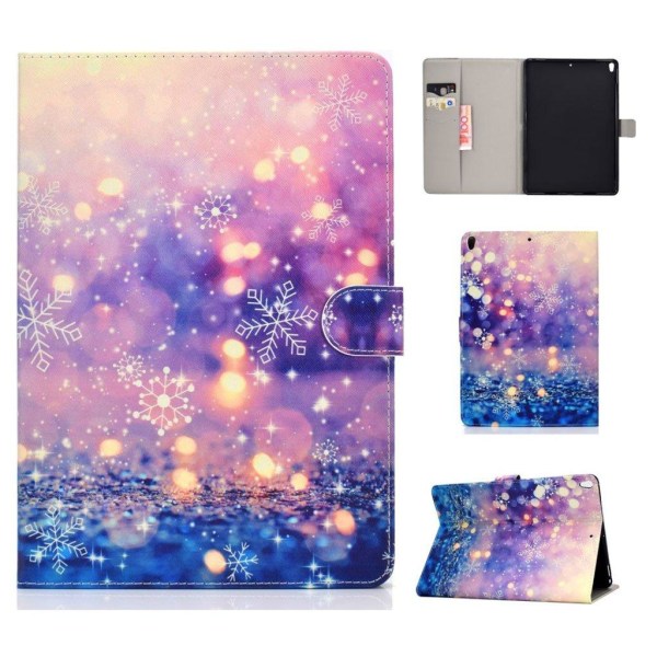 iPad Pro 10.5 (2019) stylish pattern leather case - Snowflake Lila