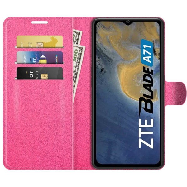 Classic ZTE Blade A71 Flip Etui - Rose Pink